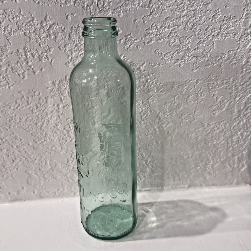 2007 Property Of Coca Cola Bottling Co. 9.3 Fl Oz. Empty Bottle Green Glass